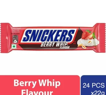 Snickers – Chocolate Candy Bars – Berry Whip – 22 gm – Box of 24