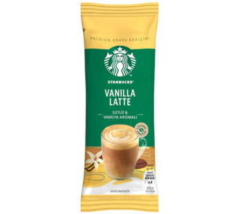 Starbucks® – Vanilla Latte – Premium Instant Coffee – Sachets (Imported From Turkey) – BOX (10 Sachets)
