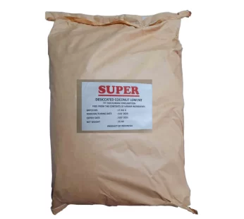 Super – Indonesia – Dried Coconut – Desiccated Coconut (Khopra) Low Fat – 25 KG