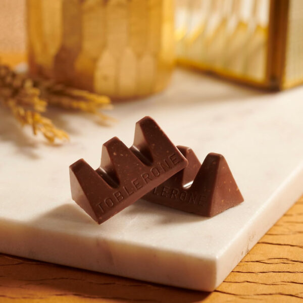 Toblerone Tiny - Milk Chocolate With Honey & Almond Nougat Bar - New Edition Packet - 200Gram - Image 2