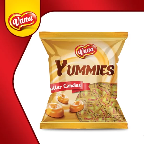 VANA - Yummies Candy - Butter (50 Pieces) - 48 CT