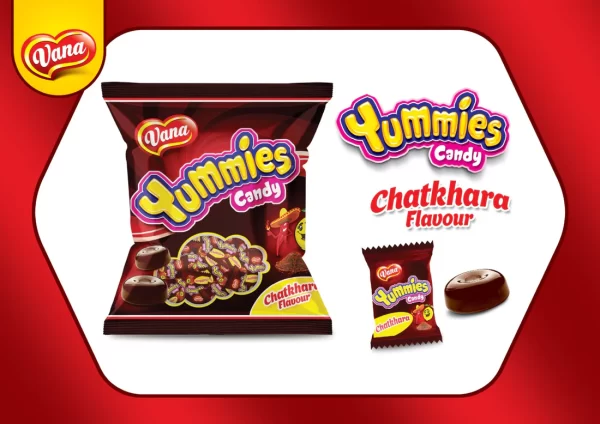 VANA - Yummies Candy - Chatkhara (50 Pieces) - 48 CT - Image 2
