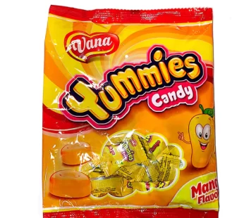 VANA – Yummies Candy – Mango (50 Pieces) – 48 CT