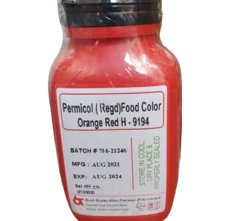 Bush Boake Allen – Orange Red H 9194 -Water Soluble Permitted Food Colour- 400 gm