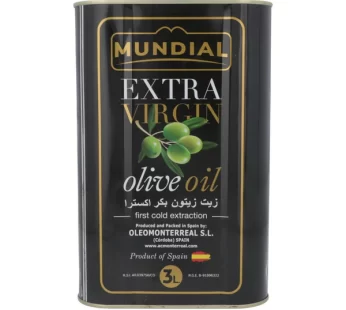 Mundial – Spanish – Extra Virgin Olive Oil – 3L (3000 ML) (TIN)